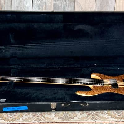 Rare 1996 Alembic Elan Natural Maple, Walnut & Purple Heart Neck Thru, OHSC image 20