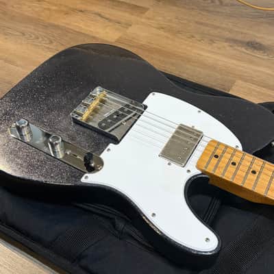 5.88 lbs Fender Brad Paisley Road Worn Telecaster w/ Lollar Imperial Low-Wind Humbucker Upgraded Modifed SH 2025 - Present Black Sparkle Nitro image 12