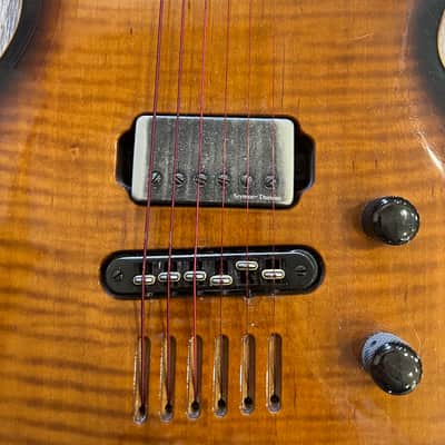 Godin LGX-SA 2012 - Cognac Burst AA Flame Top image 12