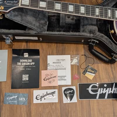 Epiphone Jerry Cantrell "Wino" Les Paul Custom 2022 - Present - Wine Red image 22