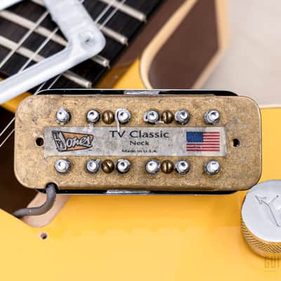 2004 Gretsch G6118T-120 Anniversary Bamboo Yellow w/ TV Jones Classic FilterTron, Bigsby & Case image 16