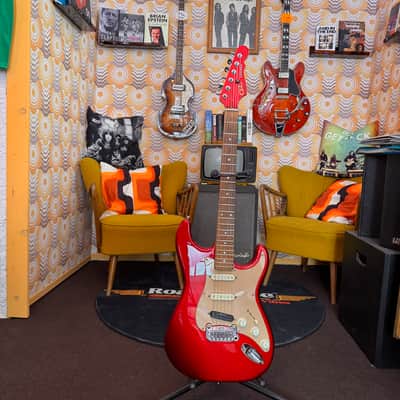 G&L G&L Legacy Strat Candy Apple Red "Matched Headstock" inkl. Case 1999–2010 - Candy Apple Red image 13