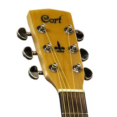 Cort Guitar - Boston Acoustic Dreadnought Guitar D10 Spruce Top Natural Finish image 5