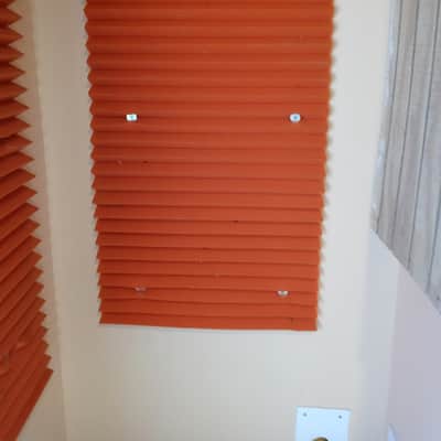 Auralex 2 x 4 foot 2" wedge foam panels 2015 - Orange, red, or purple image 5
