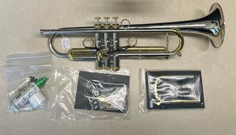 CarolBrass Exclusive BMAC Prototype Trumpet- Nickel/Lacquer image 1