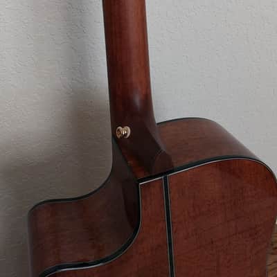Cort Gold Series A6 Solid Sitka Spruce/Mahogany Auditorium Cutaway with Electronics 2010s - Natural Glossy image 8