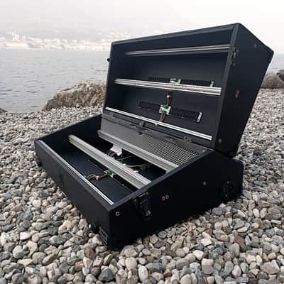 12U Eurorack Case Powered, 126 hp (or 84 or 104 hp) patched resealable, modular synthesizer synth image 9