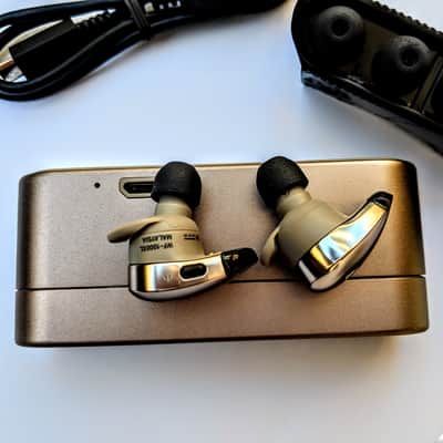 Sony WF1000X/NM1 Premium Noise Canceling True Wireless Headphones, Gold image 5