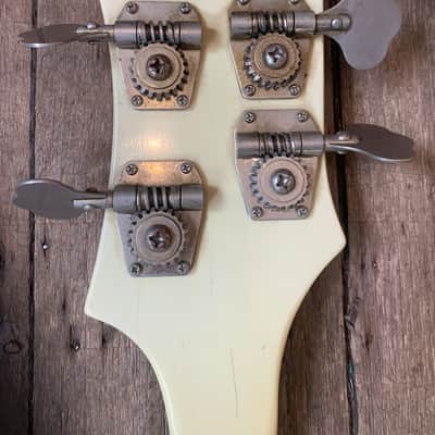 1977 Rickenbacker 4001 Bass in White finish & Hard shell case image 14