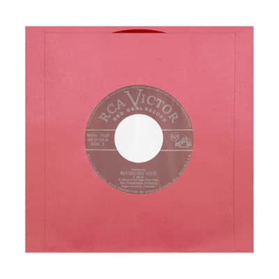 (100) Super Heavyweight Plastic Polylined Red Paper Inner Sleeves for 7 inch 45rpm Records - Archival Quality, Acid-Free, Static-Free - Premium Protection - #07IARE image 7