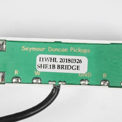 Seymour Duncan SHR-1b Hot Rails Strat Bridge Pickup - White image 4