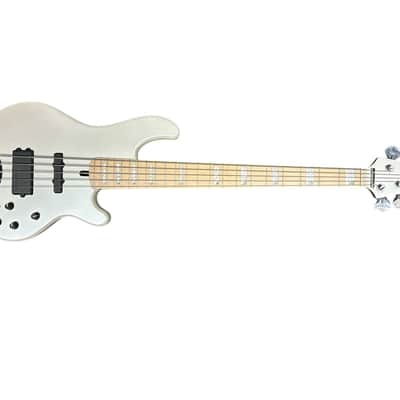 Lakland Skyline 55-02 Custom White/Maple *On Order, ETA Dec. 2025 image 6