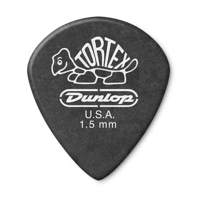 Dunlop 482R150 Tortex Jazz III 1.50mm Guitar Picks (72-Pack)