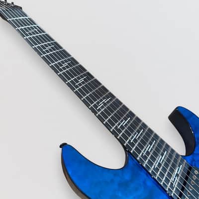 Schecter Reaper-7 Elite Multiscale 7 String Electric Guitar - Deep Ocean Blue image 7