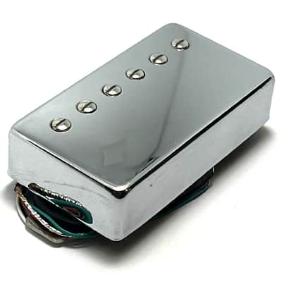 Dragonfire Covered A5 Bucker Neck Position Dedicated Pickup ~ AlNiCo Neck Humbucker ~ Covered Chrome image 1