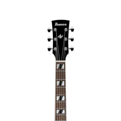 Ibanez AJ70M1E Artwood Jumbo Acoustic-Electric Guitar - Black High Gloss image 2