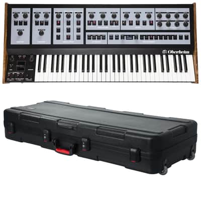 Oberheim OB-X8 8-voice Polyphonic Analog Synthesizer, Gator GTSA-KEY61 TSA Bundle