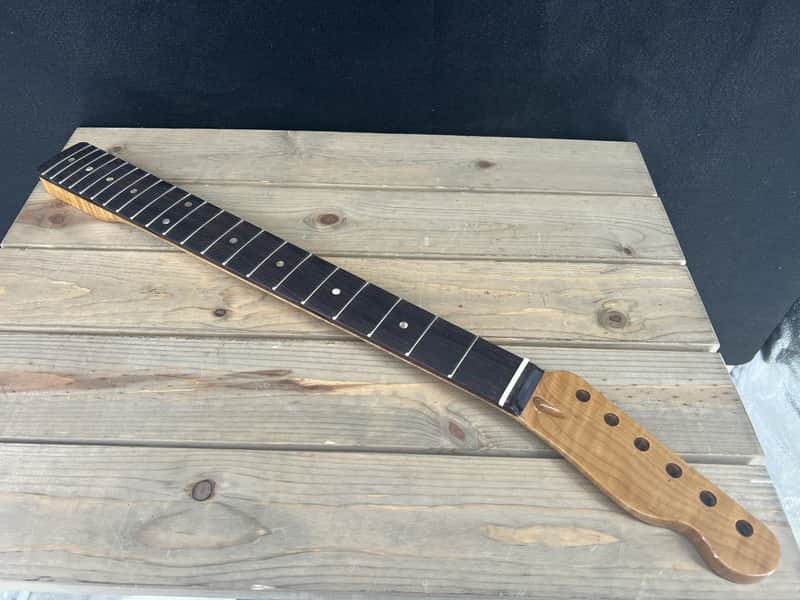 Tricked Out Guitar Flame Maple Tele® Telecaster® Neck Rosewood Roasted TOG-TRFMR #3 image 1