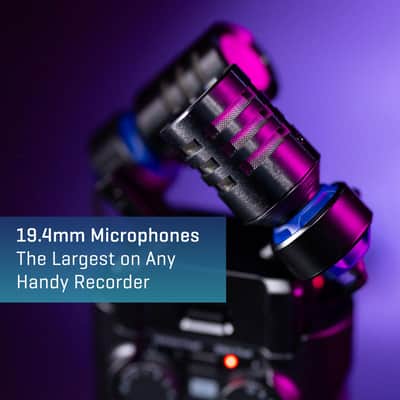 Zoom H5studio Handy Recorder with 32-Bit Float, Gain Knobs, 6-Track Recording, Large 19.4mm Microphone, F-Series Preamps, USB Audio Interface, Advanced Limiters, for Filmmakers, Musicians & Creators image 4