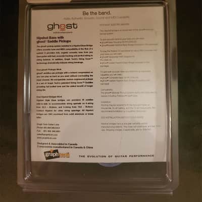Graph Tech Ghost PN-8370-G4 Loaded Hipshot A-Style Bridge for Bass-Gold image 3