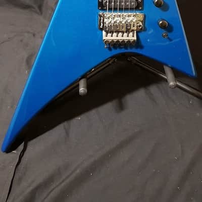 Kramer Vanguard 1980s Blue Metallic image 12