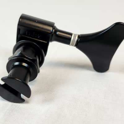 Kala Single Die-Cast Tuning Machine for U-Bass, Treble Side (Right) G and D Strings, Black image 2