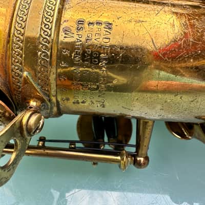 Selmer SBA altosax 1953/54 - Original gold laquer image 6