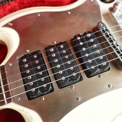Gibson SG3 Special FADED White 3 PICKUP 490 PU Tone Selector Rare & Clean! 70523 image 3