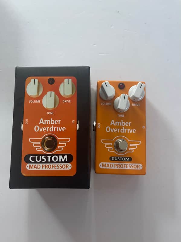 Mad Professor Amber Bass Overdrive Custom Limited Edition Guitar Effect Pedal image 1