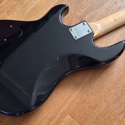 Aria Heritage Laser Electric bass 1985 - Gloss Black image 4