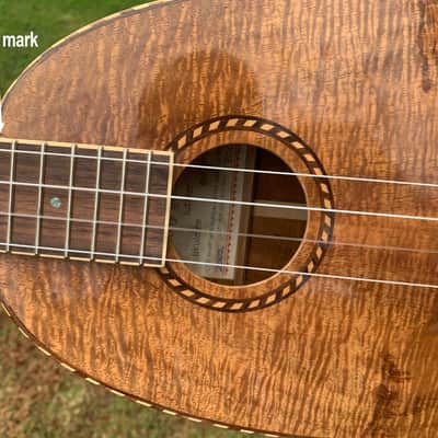 Tony Graziano Koa Pineapple Tenor Ukulele image 11