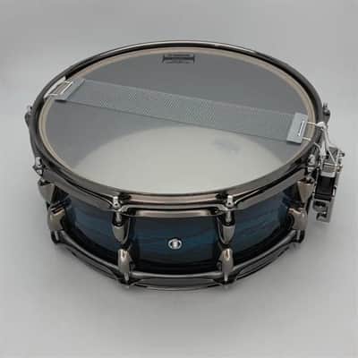 Used Yamaha Live Custom Hybrid Oak Snare Drum 14x5.5 Uzu Ice Sunburst - Very Good image 4