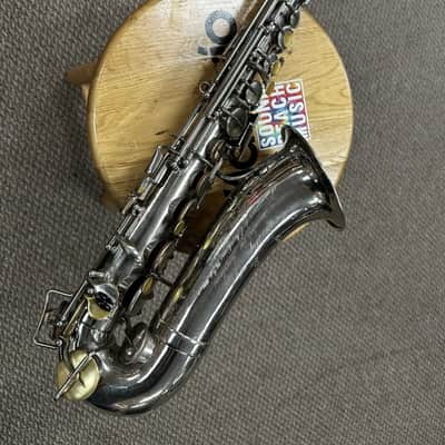 Early 1900's Pahme El Schultheis NYC 'Adolphe Sax' Silver Engraved Alto Saxophone image 1