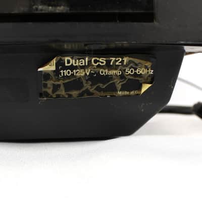 Vintage Dual CS 721 Electronic Direct Drive Turntable Made in Germany image 13