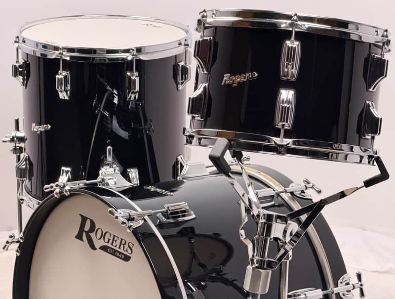 Rogers 20/12/14" Covington Series 2020 Drum Set - Black Lacquer image 1