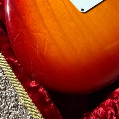 Fender 1999 Custom Shop Classic Player Stratocaster V- Neck - Aged Cherry Sunburst image 15