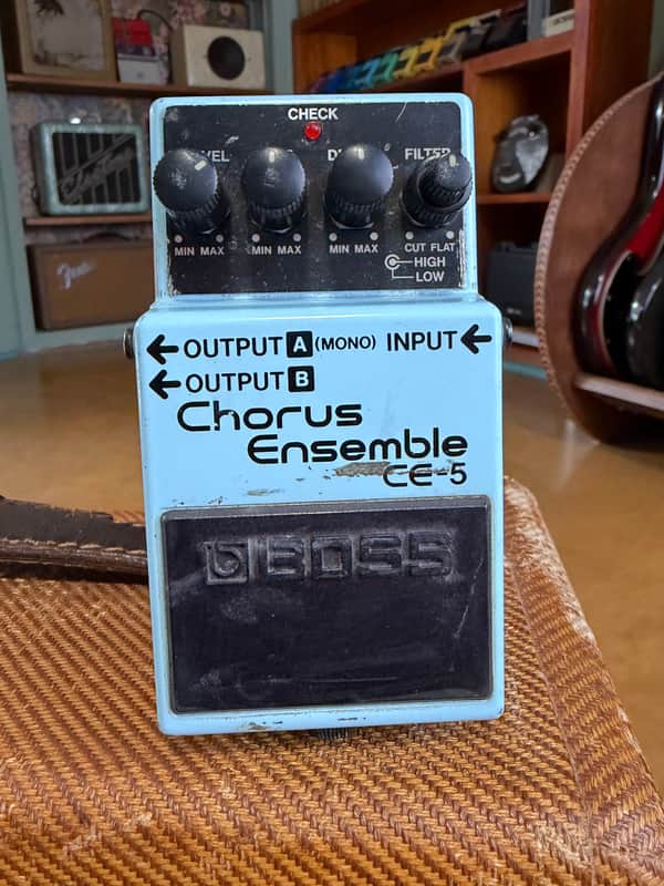 Immagine Boss CE-5(a) Chorus Ensemble (Dark Gray Label) 2001 - Present - Blue - 1