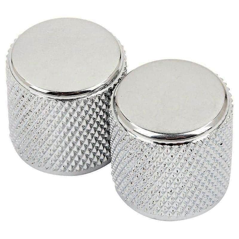 Fender Telecaster / Precision Bass Knurled Dome Knobs (2) image 1