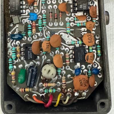 MXR Micro Flanger Vintage Reticon SAD512 chip Flange MX-152 1981 - Brown image 6