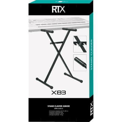 RTX X83 Stand a X Compatto per Tastiera Junior Telaio Singolo Nero image 3