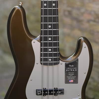 Fender American Ultra II Jazz Bass® - Texas Tea image 5