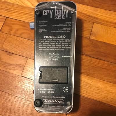 Jim Dunlop Cry Baby 535Q Guitar Effect Wah Pedal Black image 2