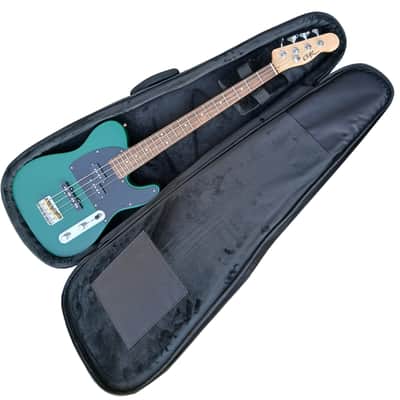 Clip TBS-4 Bass Guitar Short Scale Telebass Deep Olive Green image 10