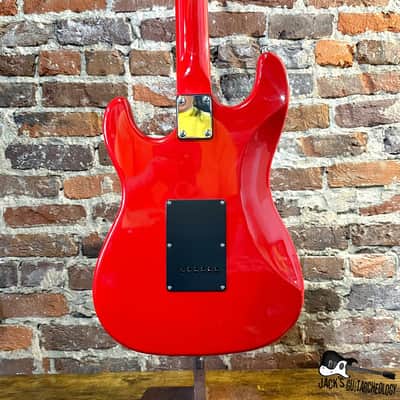Hardluck Kings S-Style Electric Guitar (2020s - Red Ranger Red) image 4