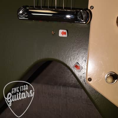 Pre-Owned Gibson Flying V Tribute - Satin Olive Drab with Hardshell Case image 18