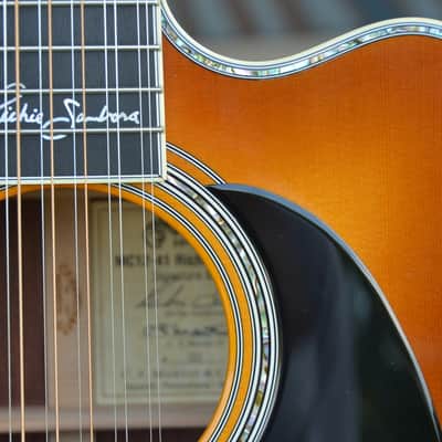 2007 Martin MC12-41 Richie Sambora Sunburst 12-string Madagascar Italian Alpine image 6