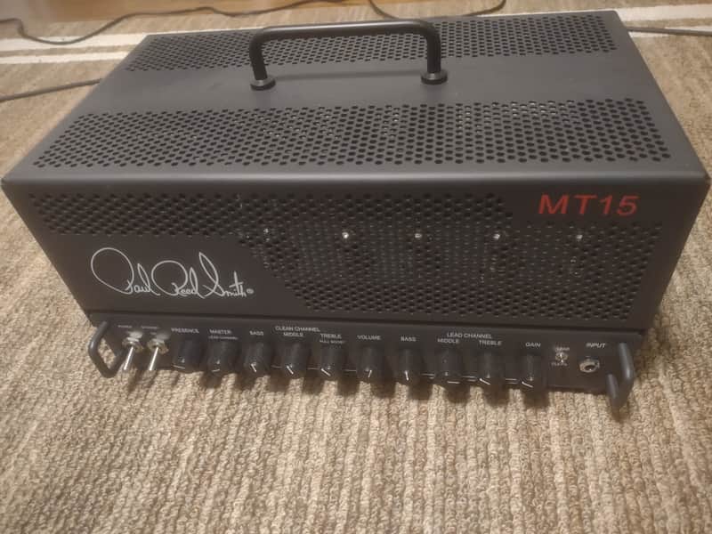 PRS MT 15 V1 Mark Tremonti Signature 2-Channel 15-Watt Guitar Amp Head 2018 - 2024 - Black image 1