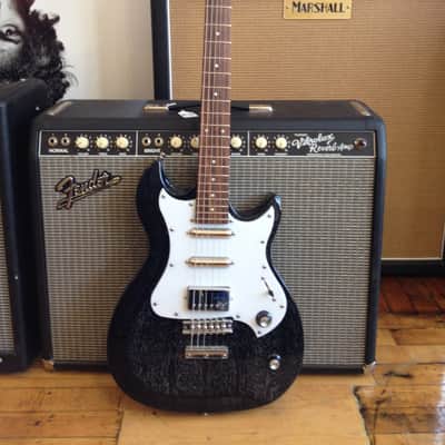 Godin Richmond Belmont Electric Guitar Black Transparent image 1