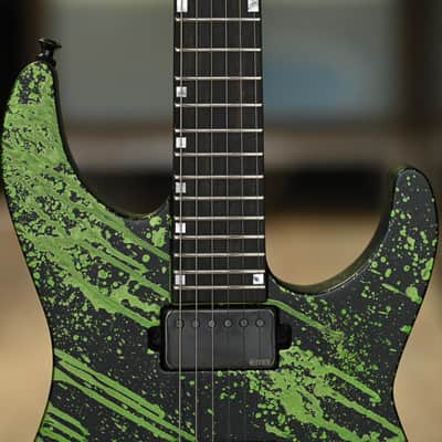 ESP USA M-II NTB NT EMG - Alien Blood Splatter image 5