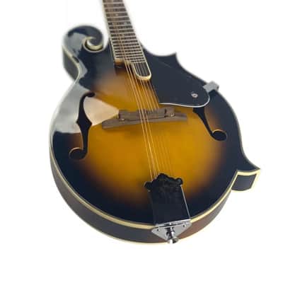 8-String Acoustic F-Style Mandolin with F Holes – Faded Yellow Sunburst image 2